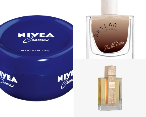 Other body products: perfumes/lotions/oils! cover photo collage