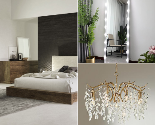 Luxury Bedroom Makeover Essentials cover photo collage