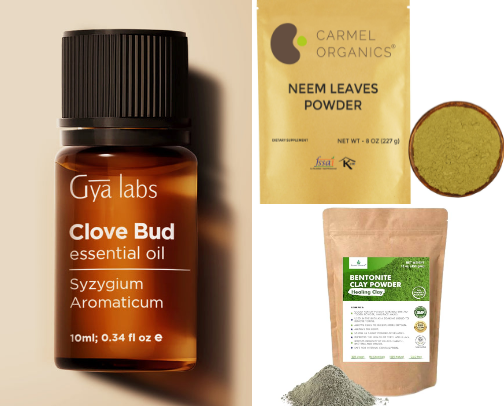 Natural Oral Health Products cover photo collage