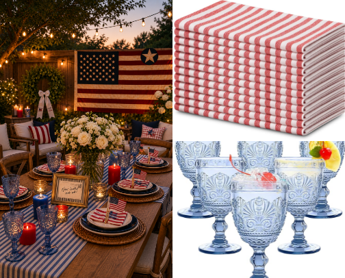 4th of July cover photo collage