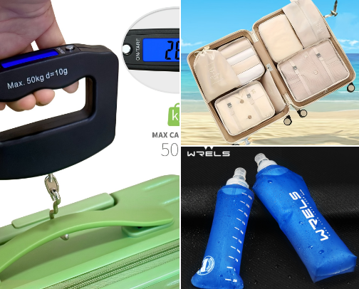 Travel Accessories I Never Fly Without cover photo collage
