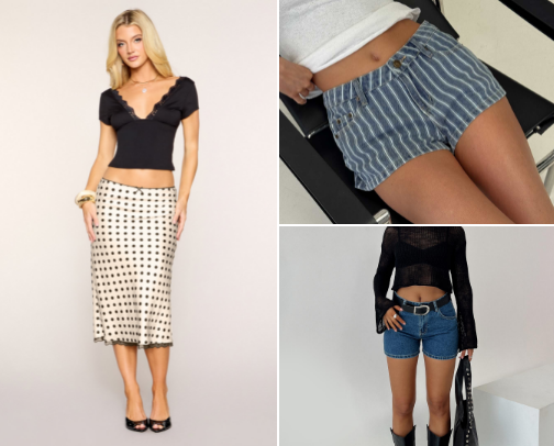 Shorts & Skirts ✿ cover photo collage