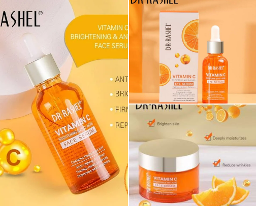 Skincare routine cover photo collage