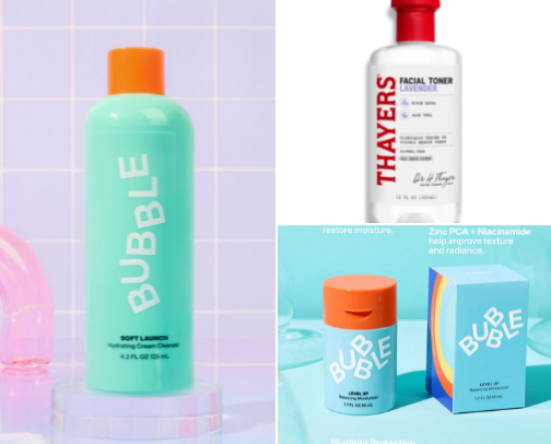 My skin care favs cover photo collage