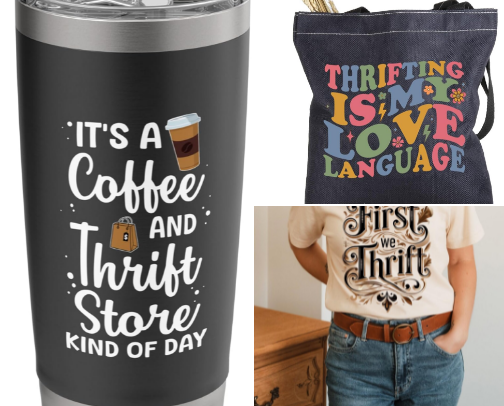 Estate sales, thrifting, and yard sales just make me so happy! These are my picks for great buys and fun gifts for your fellow thrifters! cover photo collage