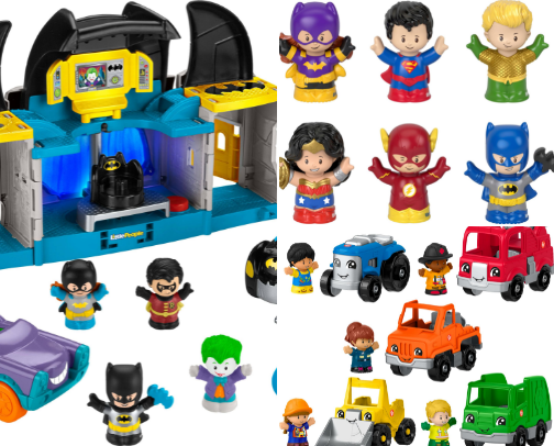 Little people toys cover photo collage