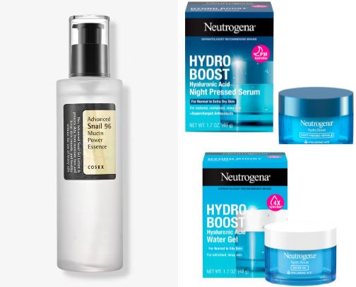 Skincare for combination skin cover photo collage