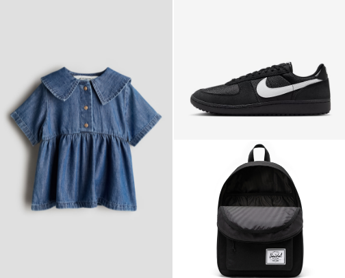 Back to school essentials cover photo collage