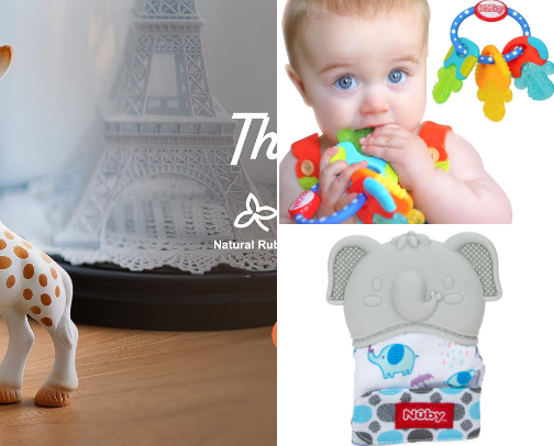 🦷 Teething Must-Haves cover photo collage