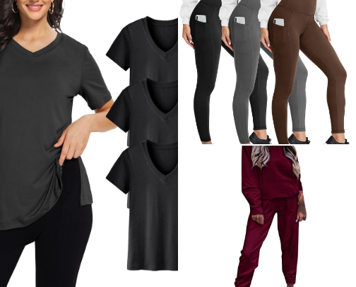 Clothing cover photo collage