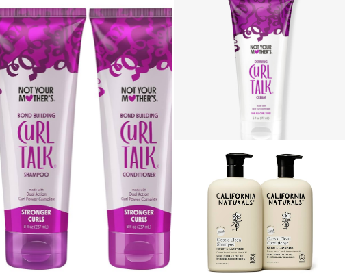 Curly Hair products that WONT break the bank!💰 cover photo collage