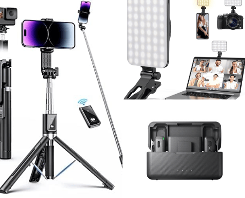 CONTENT CREATOR'S MUST HAVE ITEMS cover photo collage
