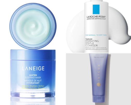 ✨ The Best Skincare Products for an At-Home Facial cover photo collage