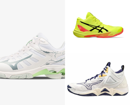 perfect volleyball shoes cover photo collage