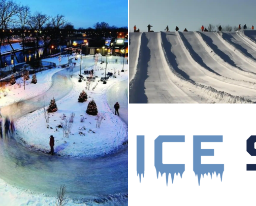 Winter fun in Indiana cover photo collage