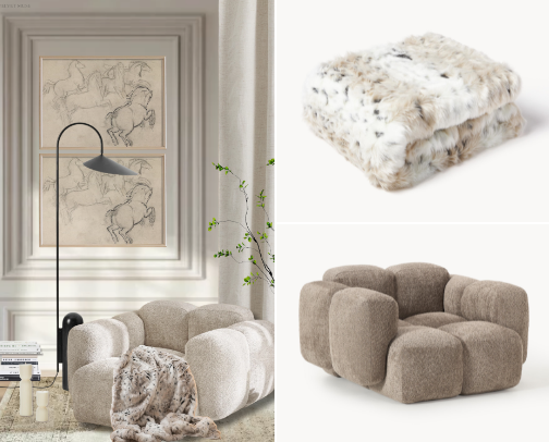 Elegant Reading Nook cover photo collage