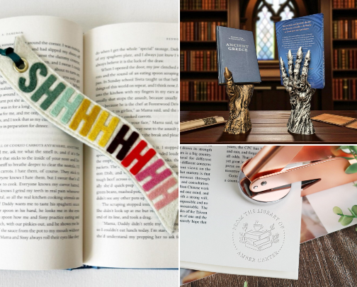 Book Lover Essentials- Gift Guide cover photo collage