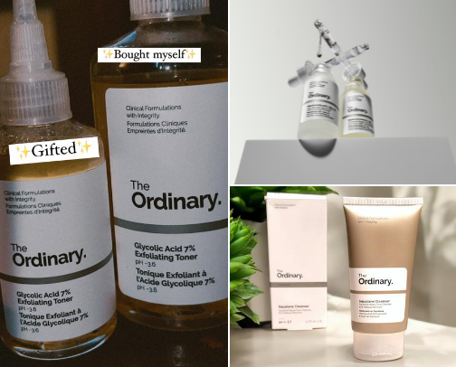 THE ORDINARY cover photo collage