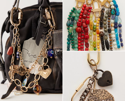 Bags charms cover photo collage
