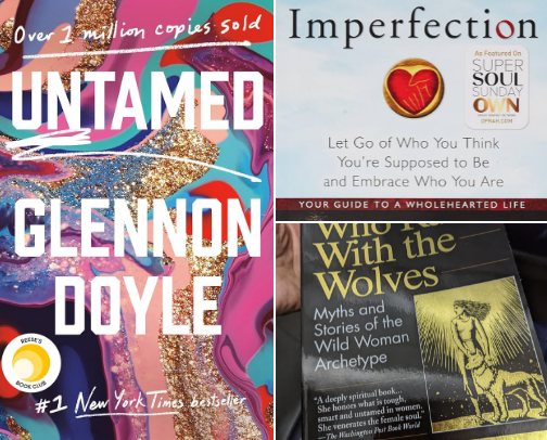 TIMELESS READS FOR WOMEN OVER 40 cover photo collage