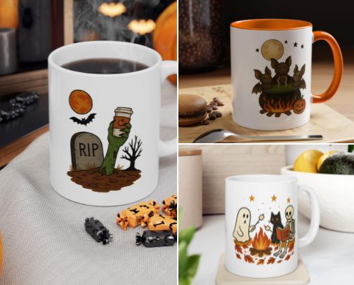 Themed-Halloween & Fall Vibes cover photo collage