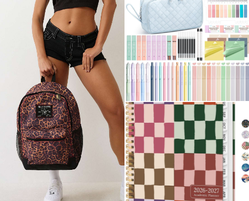 Back To School cover photo collage