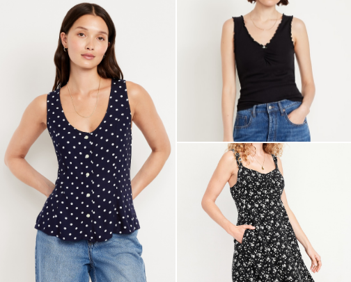 clothing and shoe recommendations cover photo collage