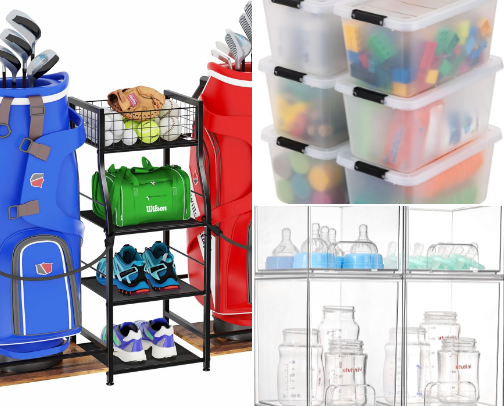 my favorite storage items! cover photo collage