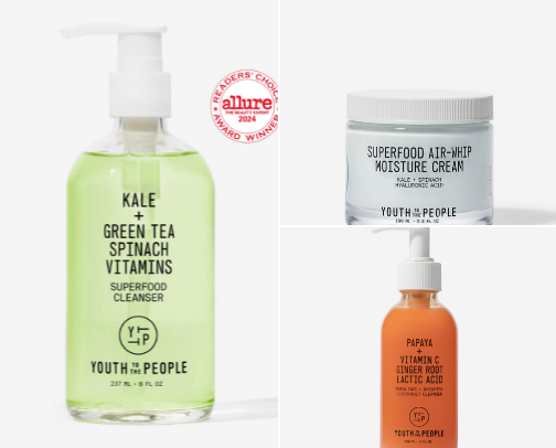 Skincare cover photo collage