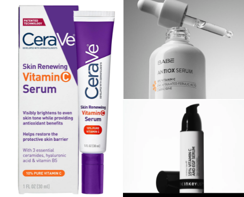Best c vitamin serums✨ cover photo collage