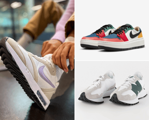 Sneakers🤍  cover photo collage
