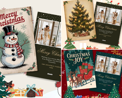 Preparation for Christmas cover photo collage
