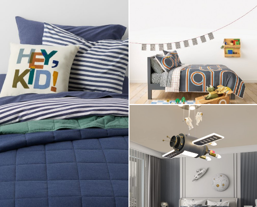 Boys’ bedroom decor. They deserve cool stuff too, right? cover photo collage