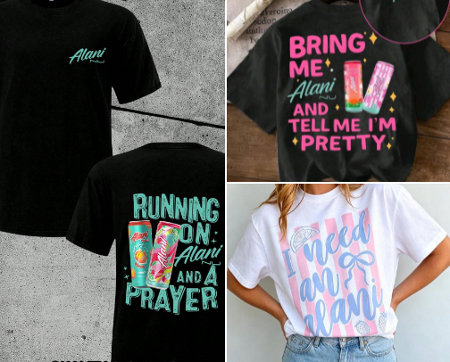 Alani Nu Merch 💖 cover photo collage