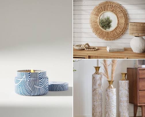 Boho Home Decor Finds cover photo collage