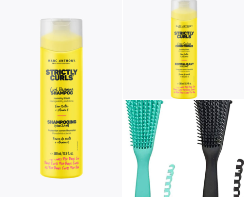 My hair routine cover photo collage