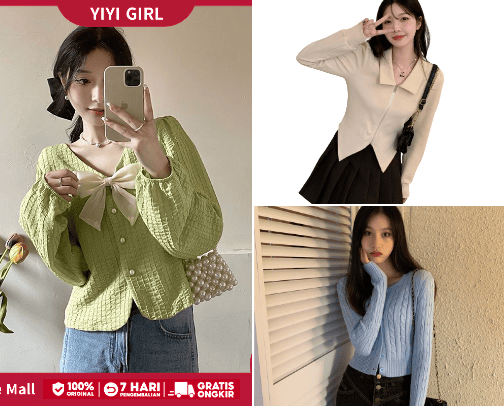 Lowbudget Korean-style outfits cover photo collage