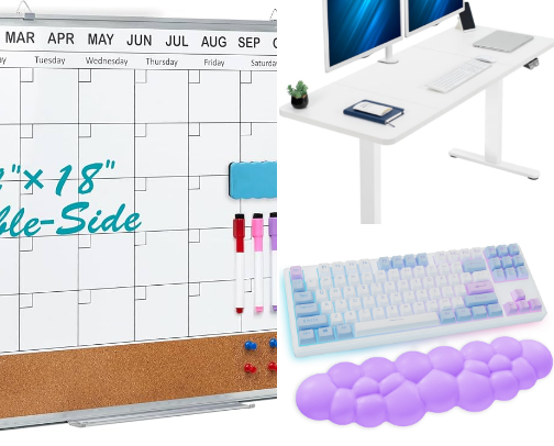 My dream wfh desk cover photo collage