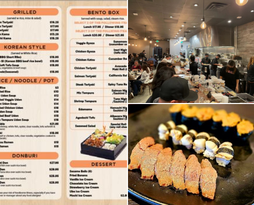 My top 10 sushi restaurants in Sacramento and surrounding areas!! 🍣 cover photo collage