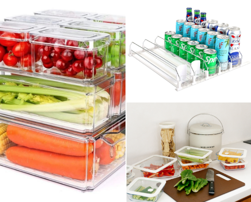 How I keep my fridge organised and tidy! cover photo collage