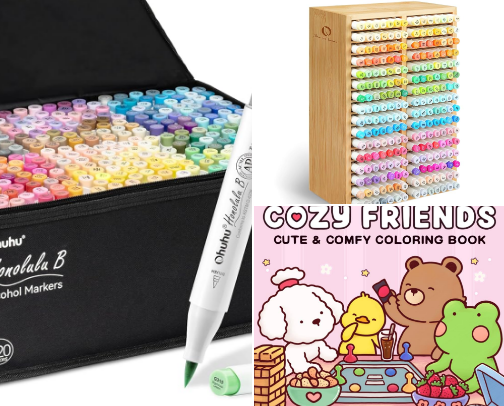 Coloring Made Easy: My essentials cover photo collage