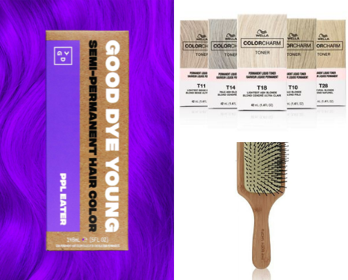 Hair Bleaching, Dying, and Care cover photo collage