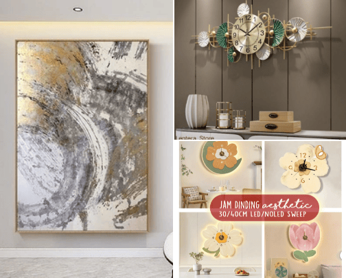 Hiasan dinding aesthetic cover photo collage