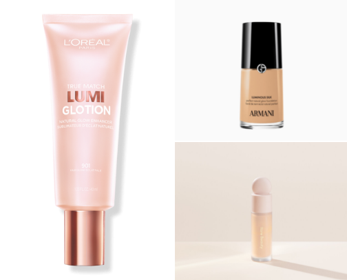 My current makeup routine cover photo collage