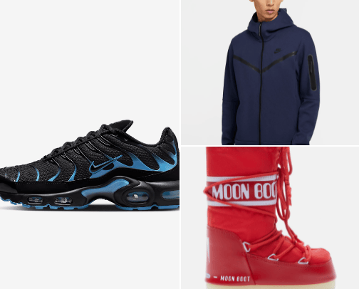 fav shoes options cover photo collage