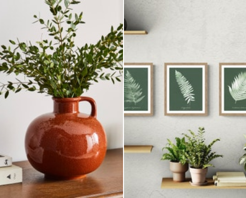 Autumn home decor cover photo collage