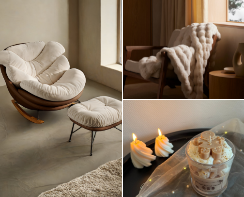 Cozy Season Essentials: Snuggles, Socks, and Softness ✨🛀🧦☕ cover photo collage