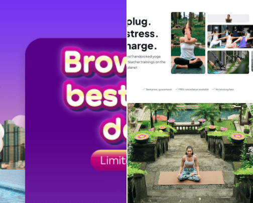 Travel cover photo collage