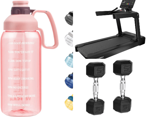Home Gym essentials cover photo collage