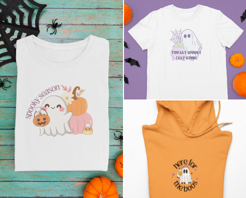 Almost Rude Threads Halloween/Fall cover photo collage